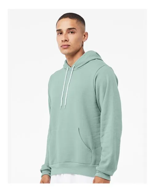 BELLA   CANVAS Sponge Fleece Hoodie 3719 Dusty Blue