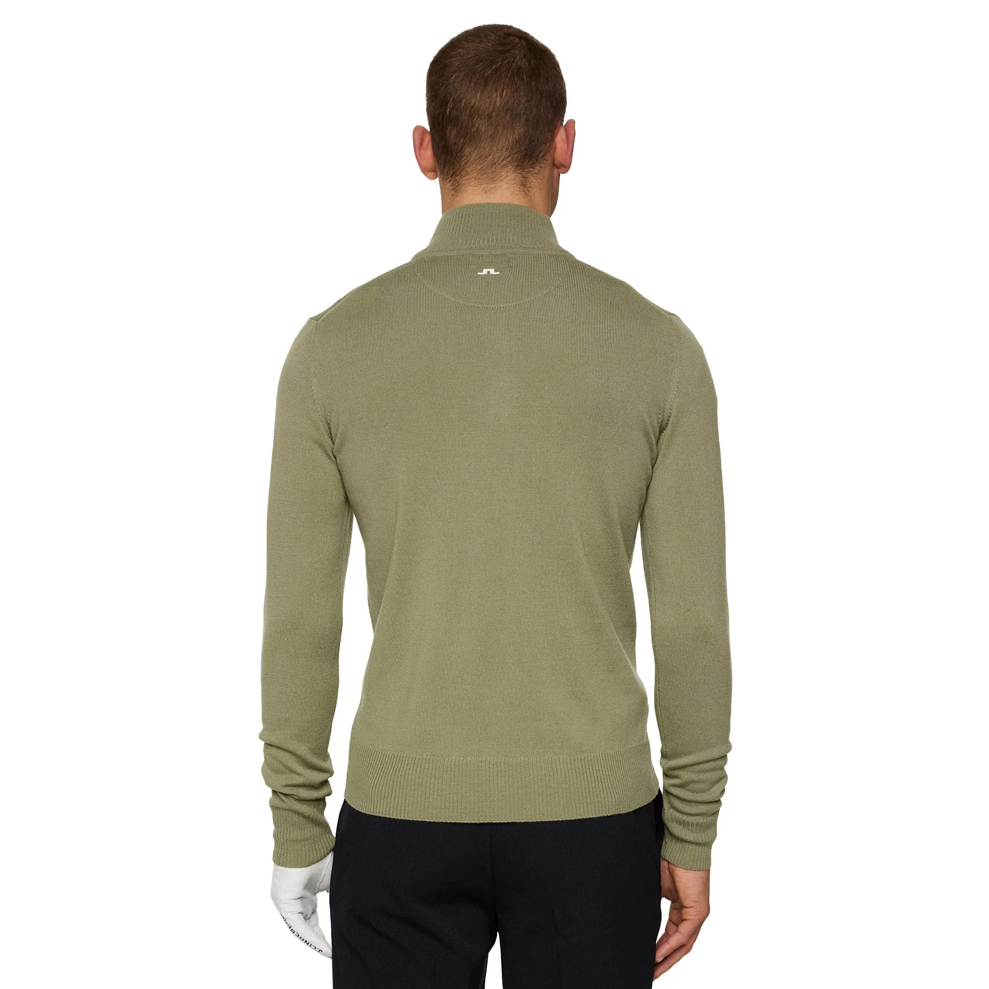 J.Lindeberg Golf Kian Knitted Zip Neck Sweater SS25