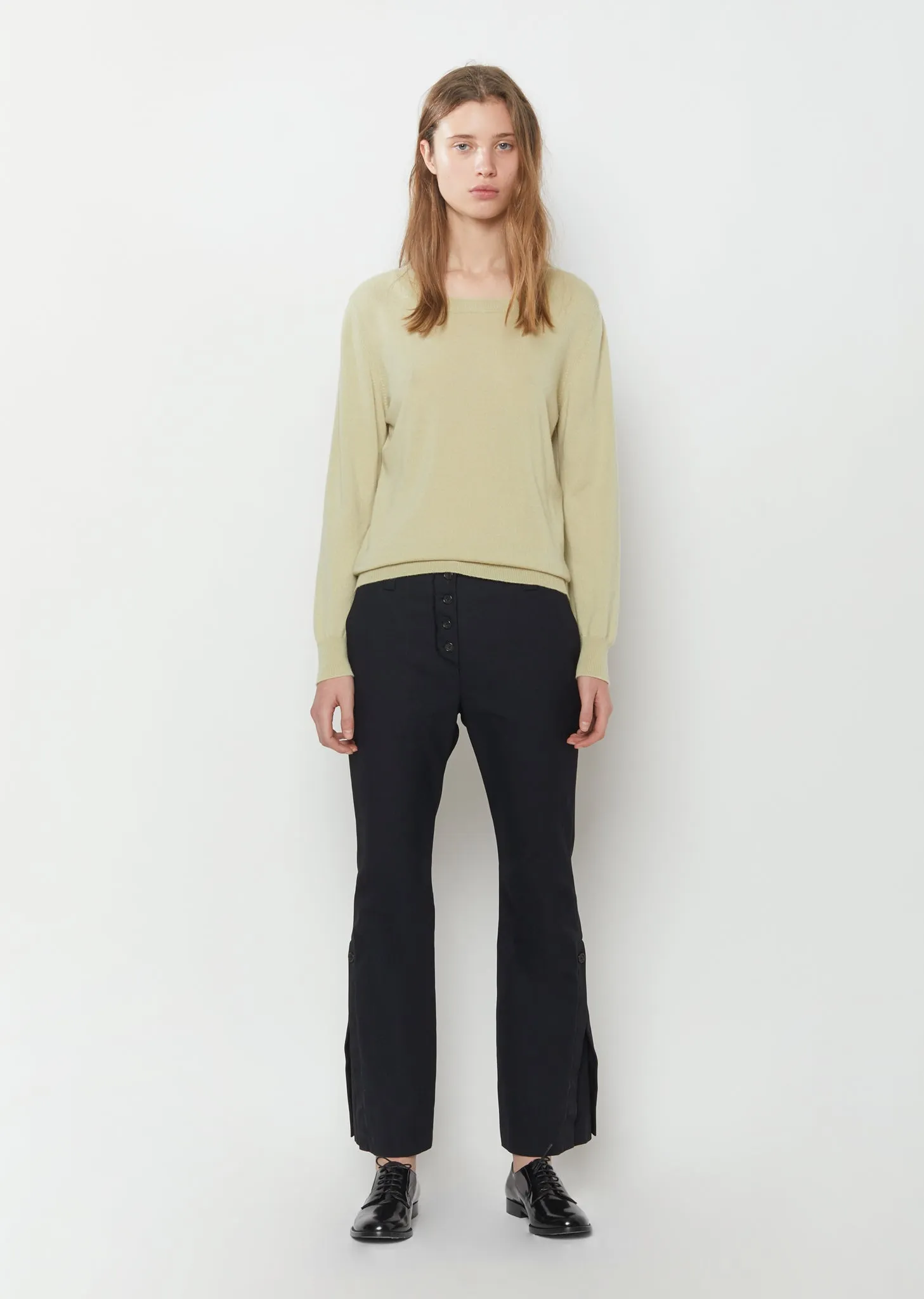 Long Sleeve Cashmere Crewneck