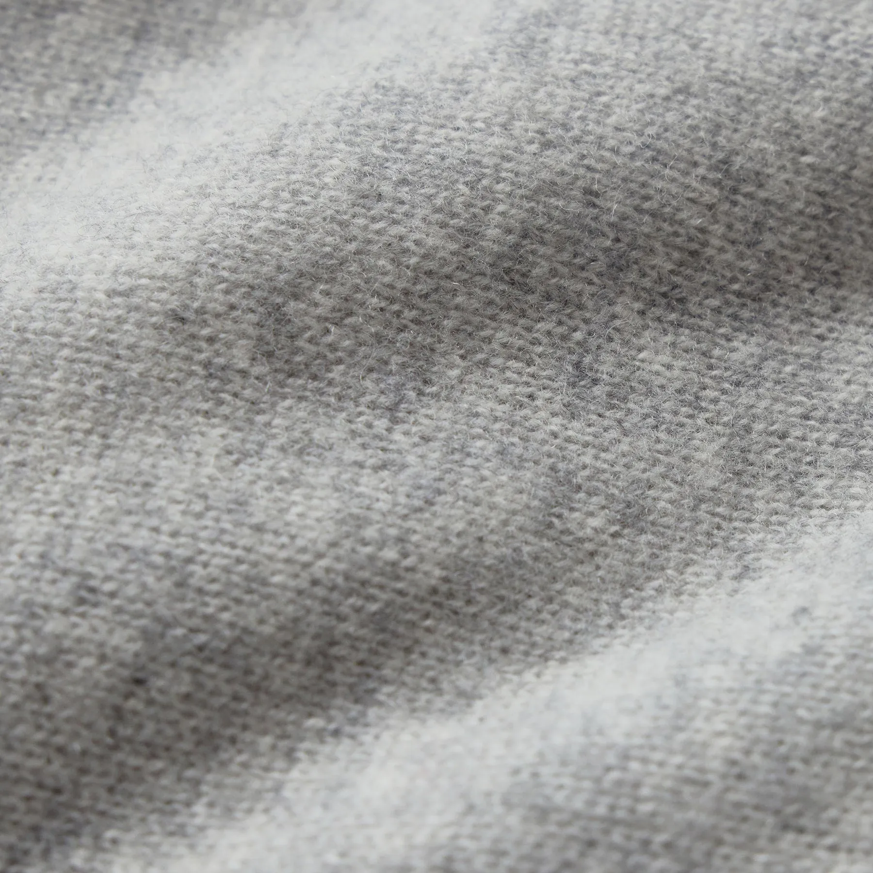 Soft Featherweight Cashmere Crew - Light Heather Grey